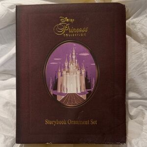 Disney Princess Storybook Ornament Set - Burgundy & Purple